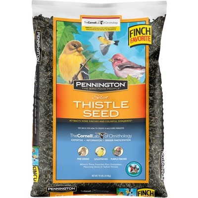 Select Thistle Seed, Dry Wild Bird Feed and Seed, 10 lb. Bag, 1 Pack