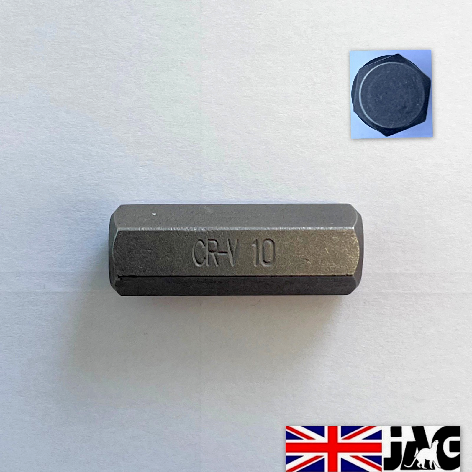 10mm HEX KEY BIT ALLEN Socket 10mm Hex Drive 30mm long