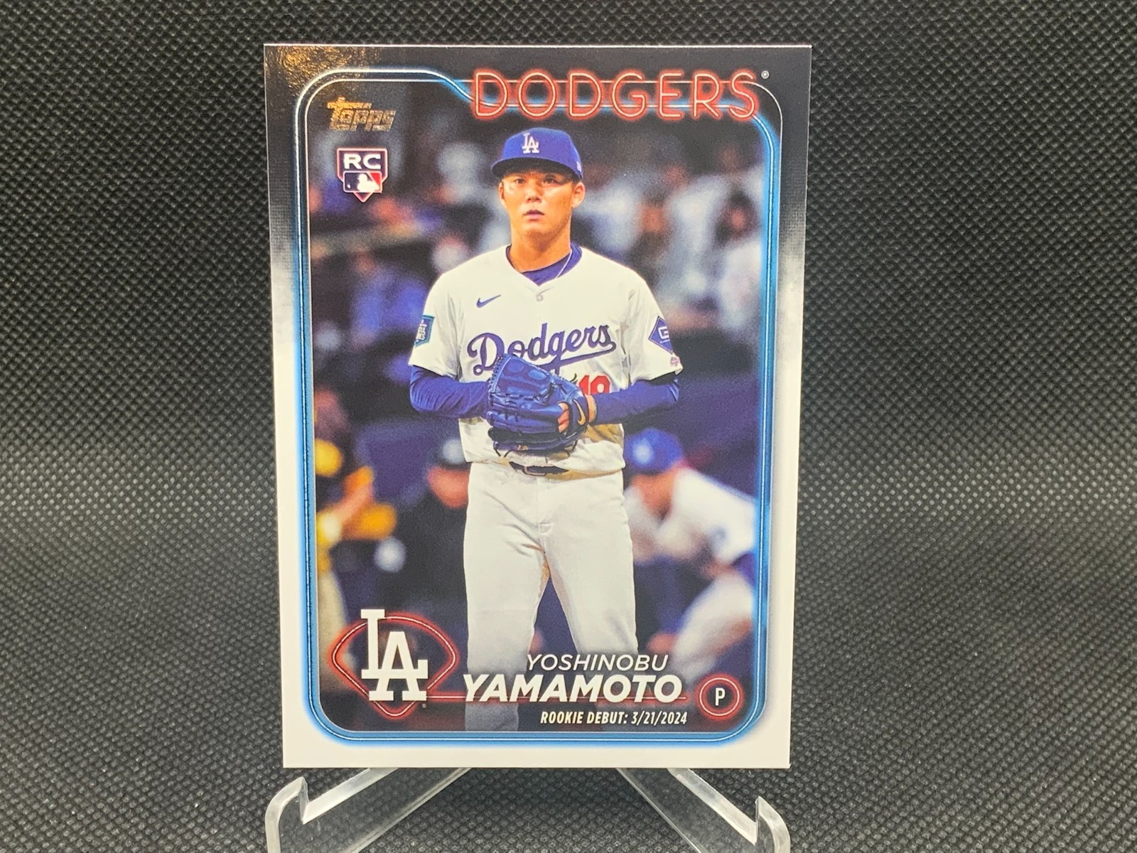 2024 Topps YOSHINOBU YAMAMOTO RC Debut Update Series #US149 Dodgers