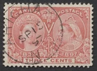 Canada SON Postmark Arichat NS CDS SP 15 97 #53 3c Jubilee F-VF