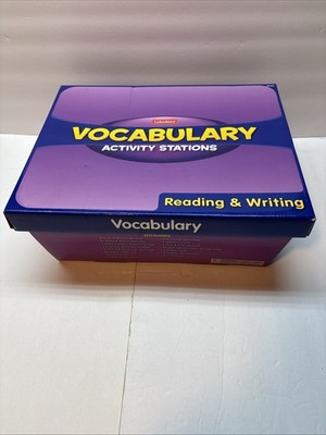 Lakeshore Vocabulary Activity Stations Complete Unused Open Box