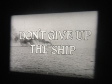  Don't Give Up The Ship  Jerry Lewis Full Feature Super 8 B W  SOUND