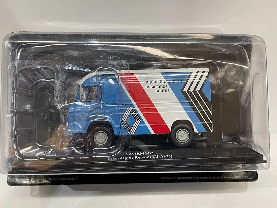 Saviem SG2 Team Alpine Ranault Elf Rally Assitenza 1:43 IXO Eaglemoss furgone - Immagine 2 di 2