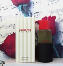 Claiborne For Men Cologne Spray 3.4 FL. OZ. NWB. Vintage.