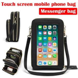 mobile phone holder with shoulder strap