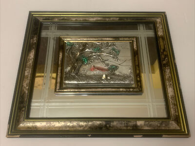 VINTAGE 3D CREAZIONI ARTISTICHE ITALIAN COTTAGE HOUSE SCENE