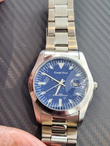 BNIB Gianni Ricci Mens Quartz Watch With Enlarged Date. New ๐. Unworn. - Picture 7 of 21