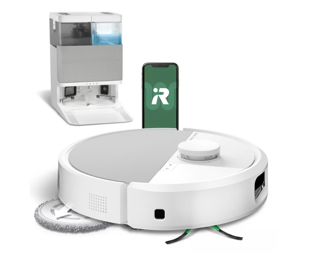 iRobot Roomba Plus 505 Combo +Stazione AutoWas-Robot Aspirapolvere Lavapavimenti