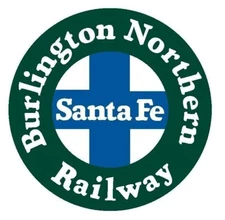 Burlington Northern Santa Fe Railroad Railway Train Sticker Decal