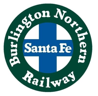 #ad Burlington Northern Santa Fe Railroad Railway Train Sticker Decal $2.90