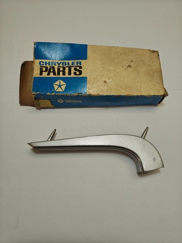 1967 Chrysler 300 Front Right Outer Side Grille Bar Extensions Trim 2582628 NOS - Picture 3 of 8
