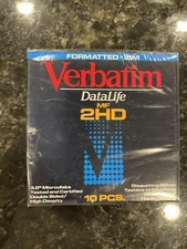 Verbatim DataLife MF 2HD 3.5" Floppy Disks 10 Pack High Density