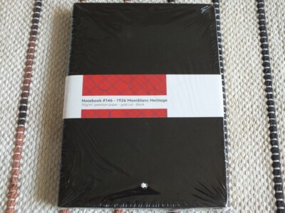 ノート・メモ帳 Montblanc Notebook #146 - 1926 Heritage Montblanc Explorer 1926 Leather Heritage Notebook Lined # 146 | eBay