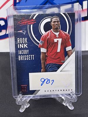 2016 Panini Absolute Rook Ink Red Jacoby Brissett #30 Rookie Auto