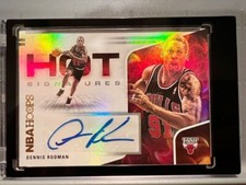 2020-21 Panini Hoops Hot Signatures Dennis Rodman Chicago Bulls Auto #HS-DRD