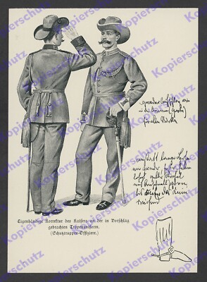 Schutztruppe tropical uniform officers design by Kaiser Wilhelm II. DSWA 1898