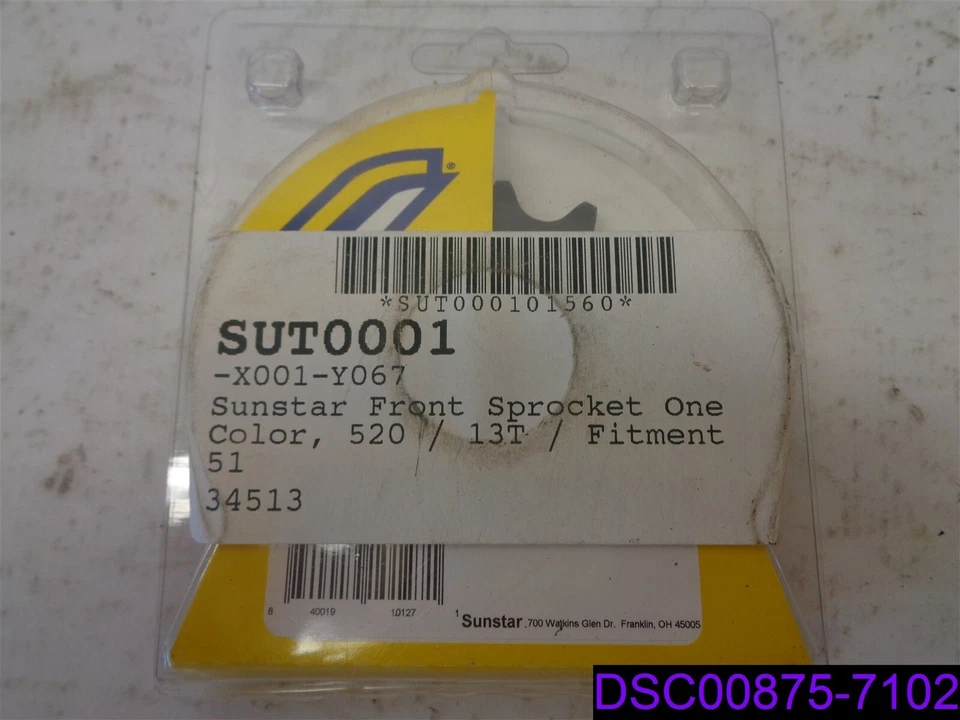 SUNSTAR SPRKT C/S 13T Fits: Yamaha WR200,YZ125 34513 90-5513 1-34513 1-34513 Foto 2 de 2