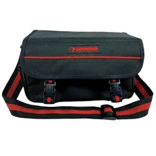 Diamond Camcorder Camera Bag w/ Accessory Divider Shoulder Strap Black Padded