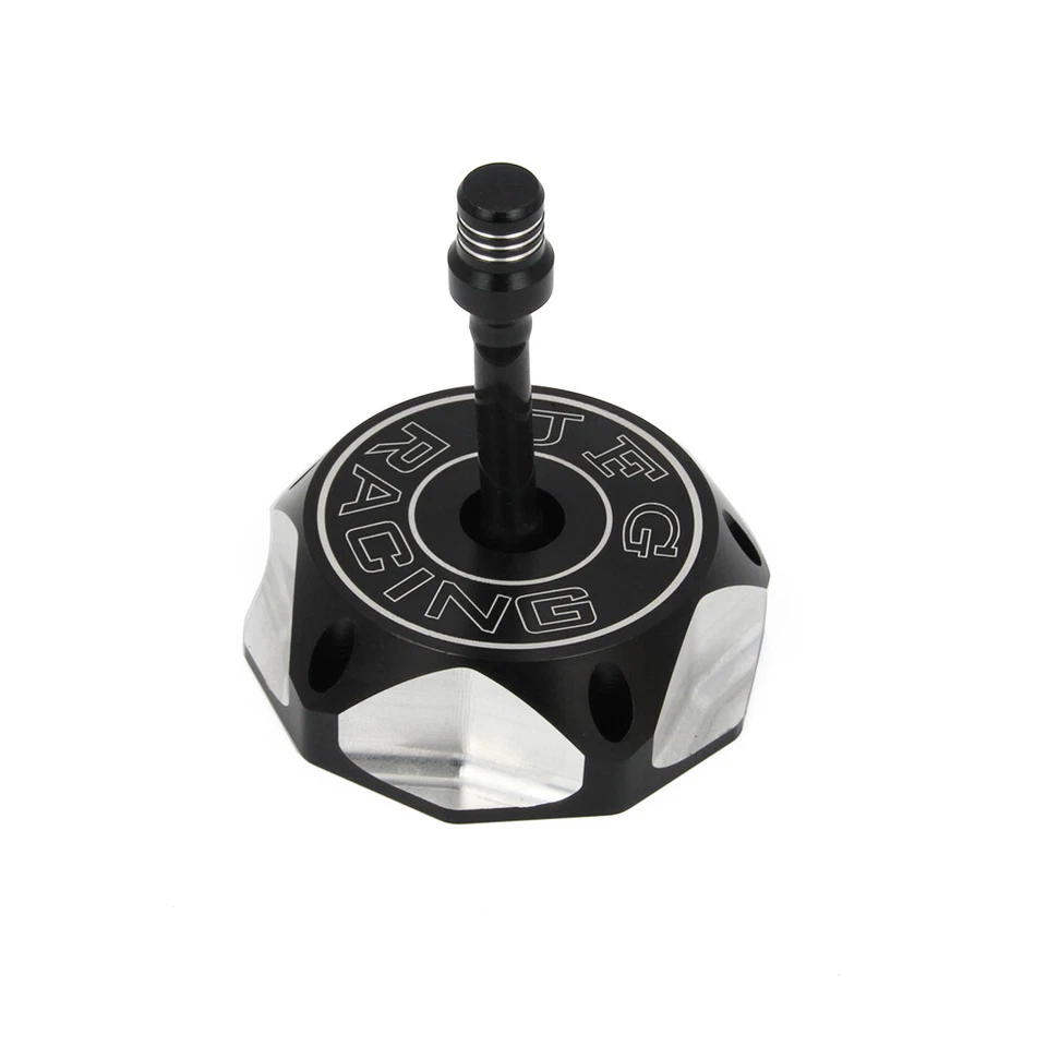 Billet Gas Fuel Tank Cap Cover For CR85R CR125R CRF150R CRF230F CR250R Dirt Bike Foto 2 de 4