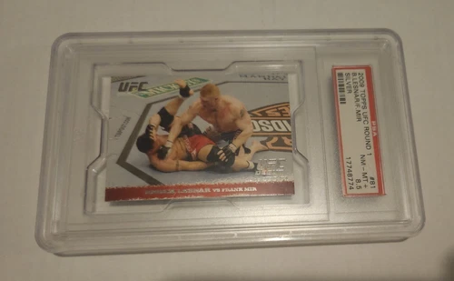 2009 Topps UFC Round 1 Silver Debut - Rookie Brock Lesnar /288 PSA 8.5 - POP 1