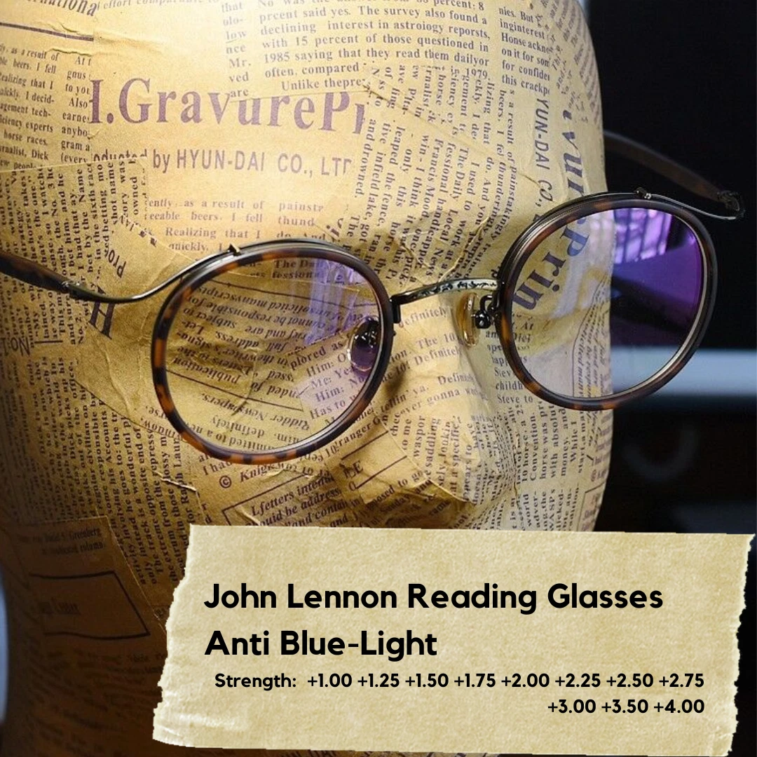 John lennon blue store light glasses