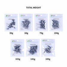 Bullet Fishing Lead Sinker Saltwater Fishing Weights Fishing Lure Accessories