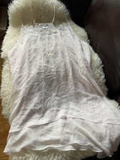 Linea Donatella Sz XL Lace Chemise Slip Pink Negligees