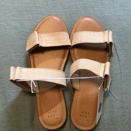 A New Day Women's Illiana Two Band Sandals Size 9 829576847242 | eBay