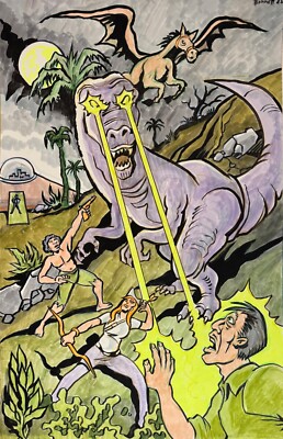LASER REX   ** MIKE BENNETT'S  ORIGINAL  ART   (2025) 06/02/2025