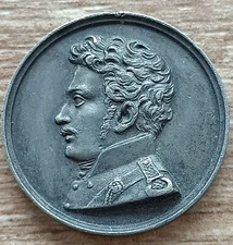 Old GERMAN 1863 beautifull medall Rare War RELIC