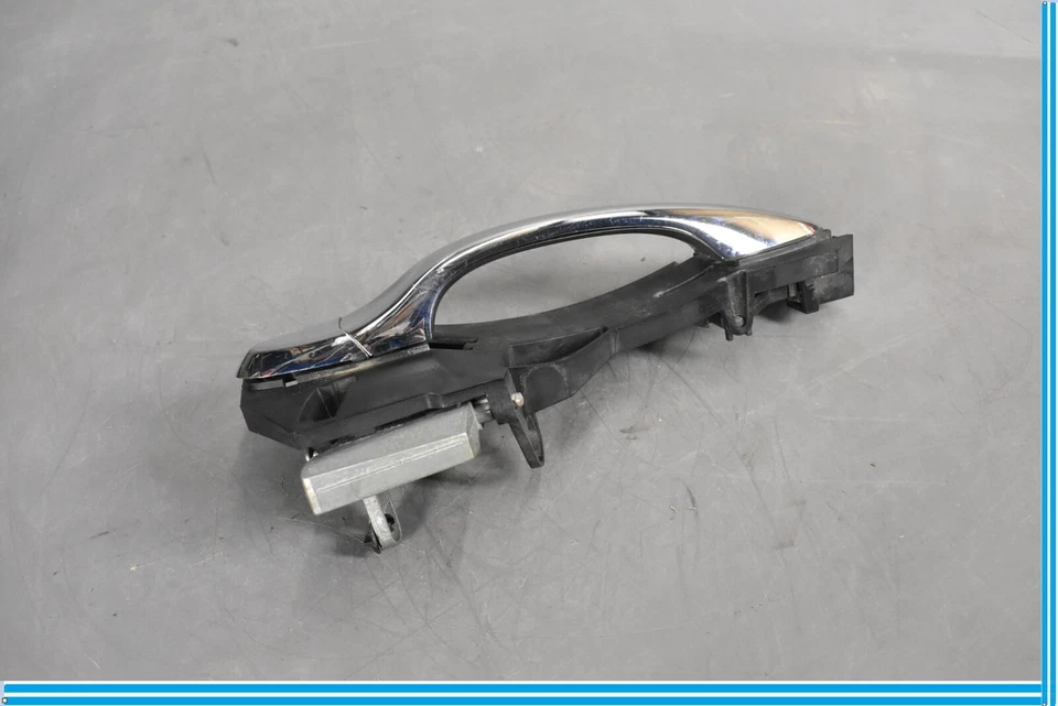 04-07 Jaguar XJ8 X350 Manija de puerta exterior trasera izquierda lado del conductor cromada OEM Foto 3 de 4