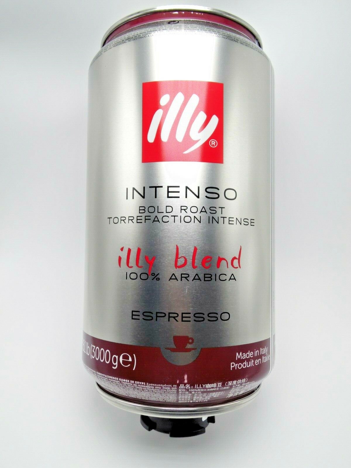ILLY ESPRESSO 6.61 LBS  BEAN DARK/INTENSO ROAST *SCREW ON LI