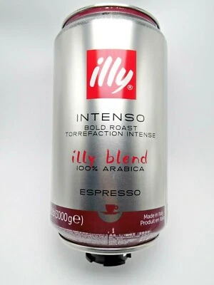 ILLY ESPRESSO 6.61 LBS BEAN DARK/INTENSO ROAST *SCREW ON LID - exp date 2028+