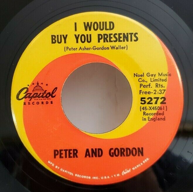 Peter & Gordon I DON'T WANT TO SEE YOU AGAIN (ROCK 45/PS) #5272
