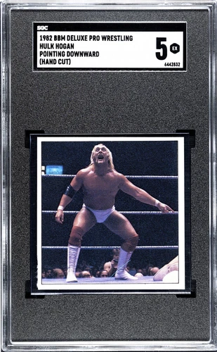 1982 BBM Deluxe Pro Wrestling Hulk Hogan Rookie SGC 5–POP 2, None Higher