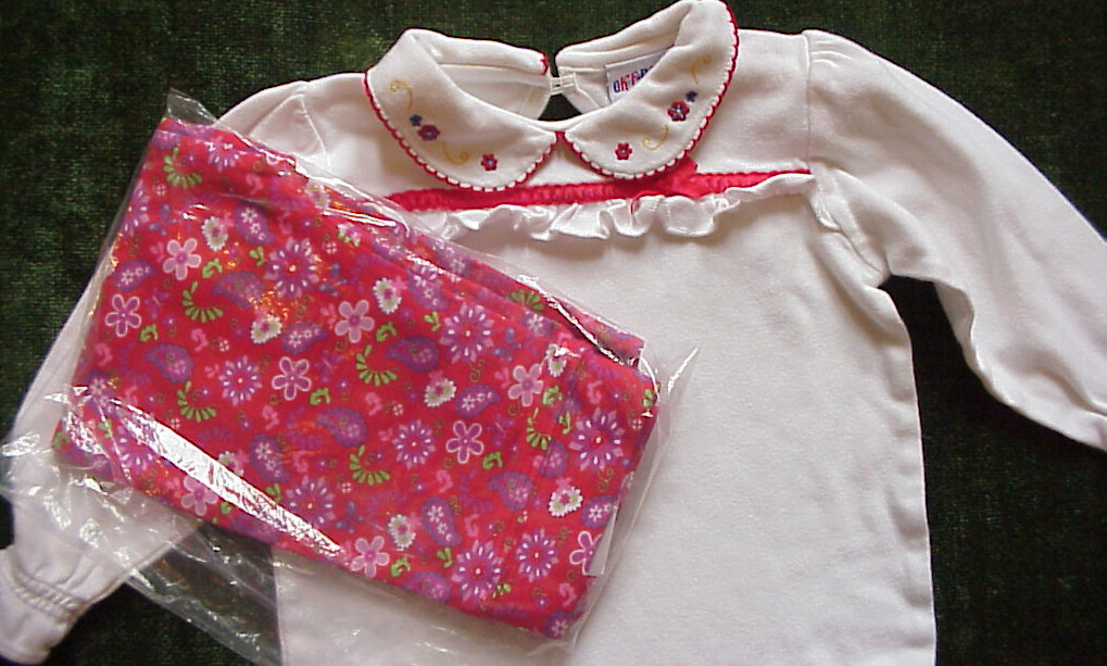 GIRLS OKIE DOKIE OSHKOSH 24 MOS 2T TOPS SHIRTS LEGGING PANTS SETS image 3