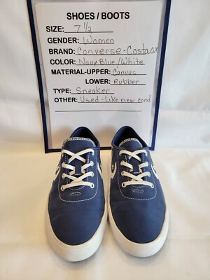 Converse Costa OX Women Sneaker Shoe Canvas Navy Blue - Main Image