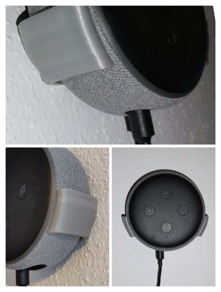 Amazon Echo Dot Halterung | Gen.3 | Wandhalterung | Zubehör | Echo Dot 3 - Bild 3 von 3