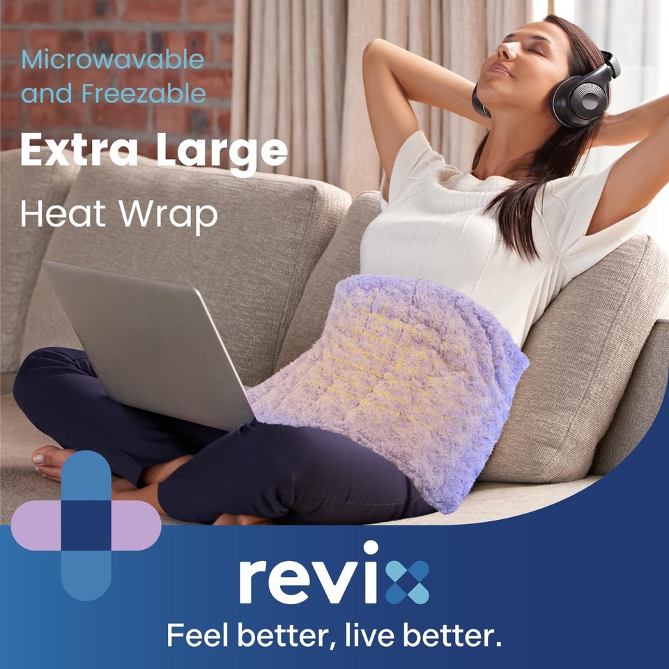 Extra Large Heating Pad Microwavable for Back Pain with Moist Heat
