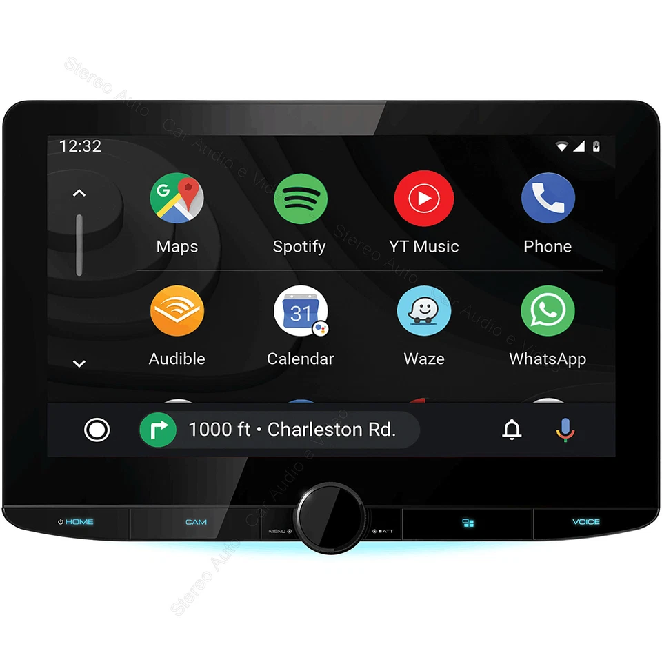 SINTOMONITOR 2 DIN Autoradio CarPlay Android Wi-Fi Bluetooth USB Retrocamera 10" - Immagine 2 di 4