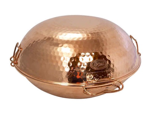 Cataplana 36 cm | en cuivre  avec intérieur étamé | L´original du Portugal - Afbeelding 3 van 8
