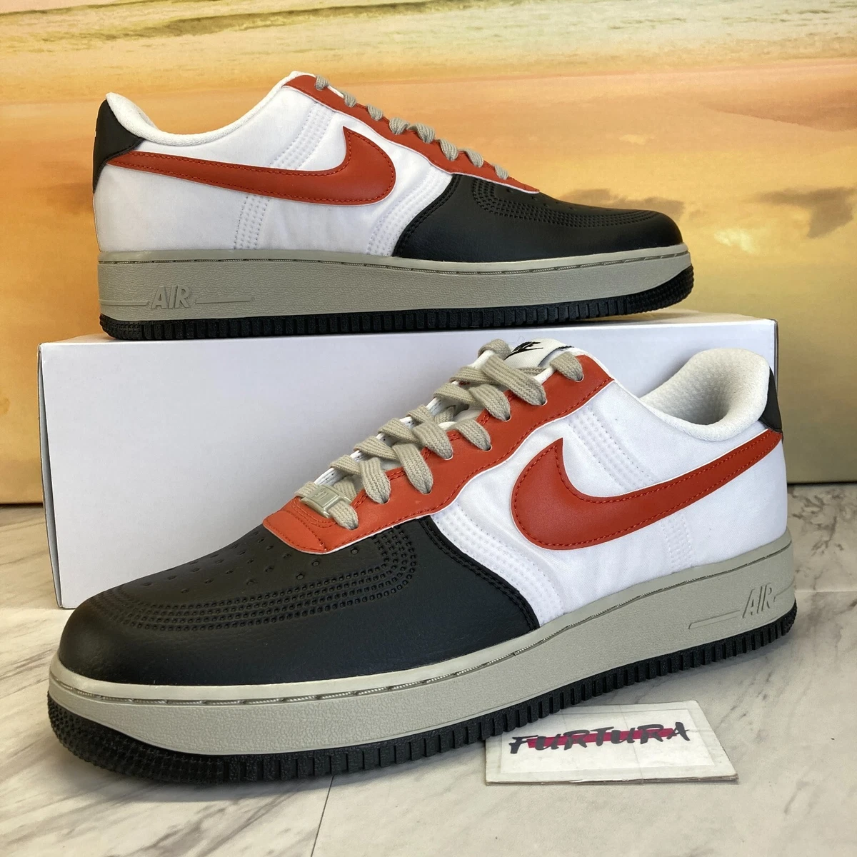 Nike By You Air Force 1 Low Black Orange DN4164 991 Men s Size 11