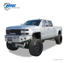 Black Paintable Extension Fender Flares 14-18 Silverado 1500 ;15-18  2500 / 3500