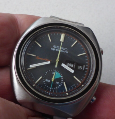 Seiko 5 Sports Speed-Timer, Chrono, 1971 Vintage Man's, 6139-8002
