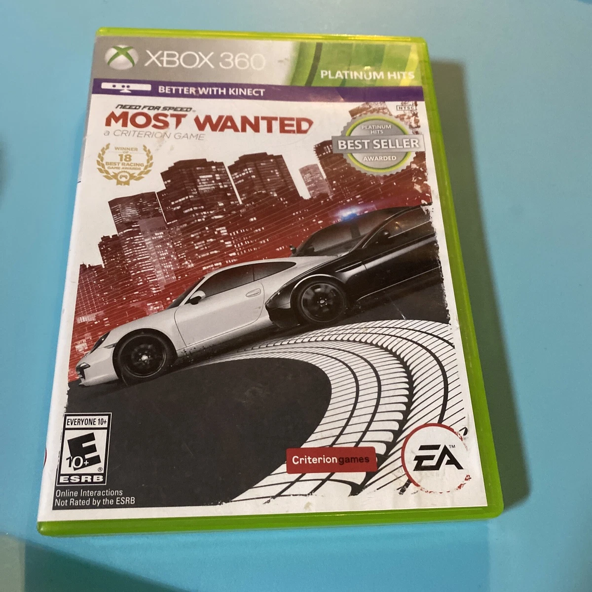 Need for Speed Most Wanted Platinum Hits Microsoft XBox 360