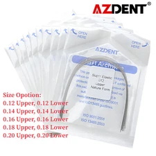 AZDENT Dental Orthodontic Natural Arch Wire Super Elastic Niti Nature Form Round