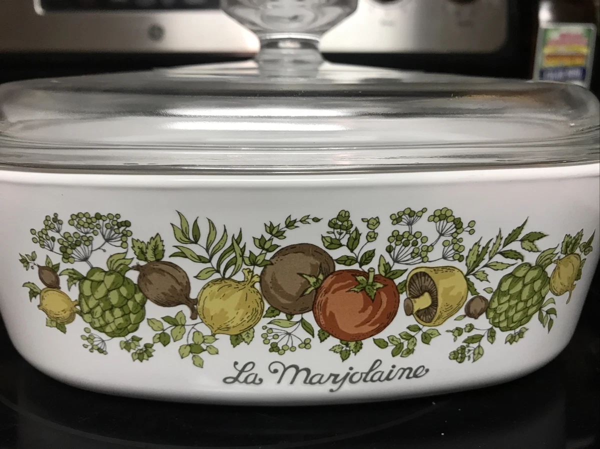 Rare Vintage Corning Ware Spice Of Life L'Marjolaine Casserole