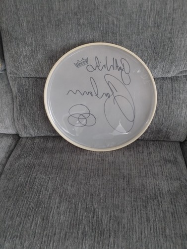 Authentic - Jason Bonham, 1989 Signed 14" Remo Drum Skin Led Zeppelin - Picture 2 of 4