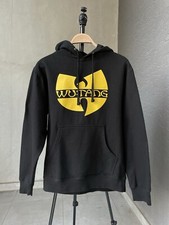 Wu Tang Hoodie Mens Black Yellow Fleece Pullover