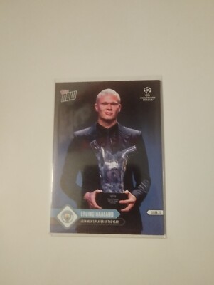 Topps Now 2023 Champions League 4 Erling Haaland  Uefa Men's Player of the Year
